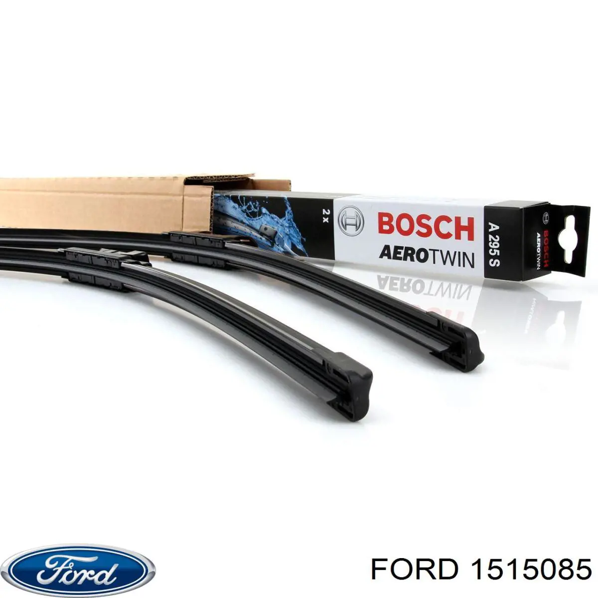 LU2Z17V528K Ford Escobillas de limpiaparabrisas delanteras