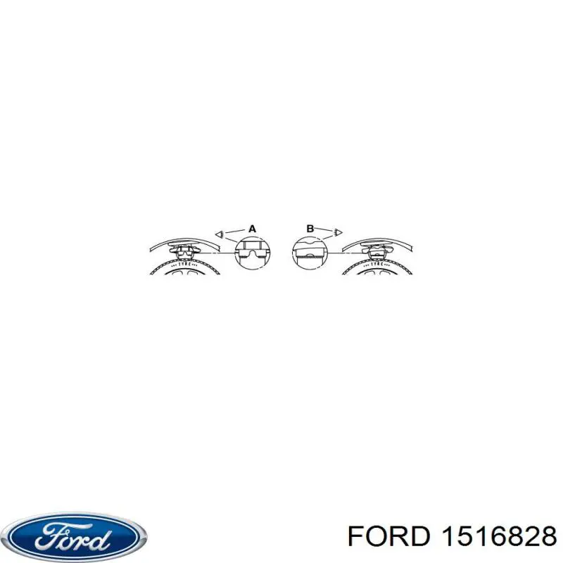 1516828 Ford muelle de suspensión eje delantero