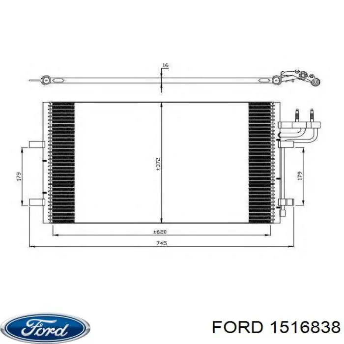 Aire acondicionado capacitor Ford 1516838 precio, desde 70,18 EUR
