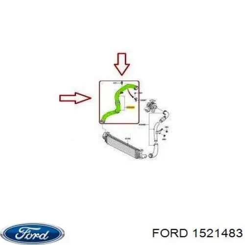 Comprar GPPFR061 NTY Tubo intercooler