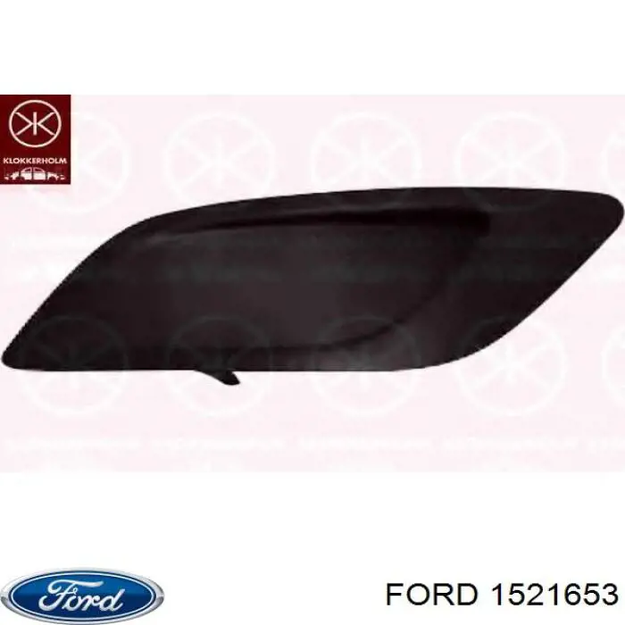 Cobertura de parachoques, enganche de remolque, trasera Ford 1521653