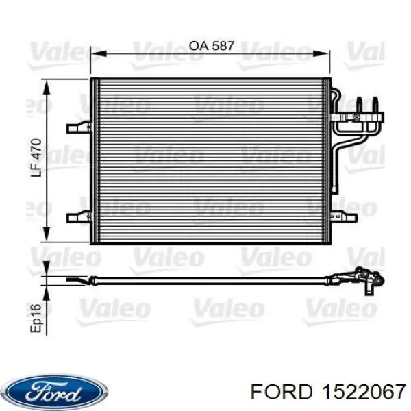 Aire acondicionado capacitor Ford 1522067 precio, desde 91,97 EUR