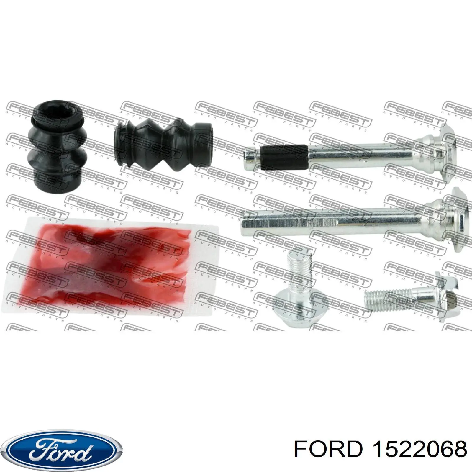 Juego de reparación, pinza de freno delantero Citroen C3 2 A51