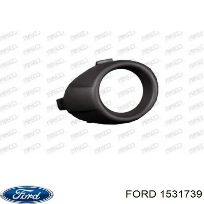 Embellecedor, faro antiniebla derecho para Ford Fiesta (CB1)