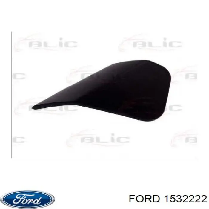 1532222 Ford tapa del enganche de remolcado delantera