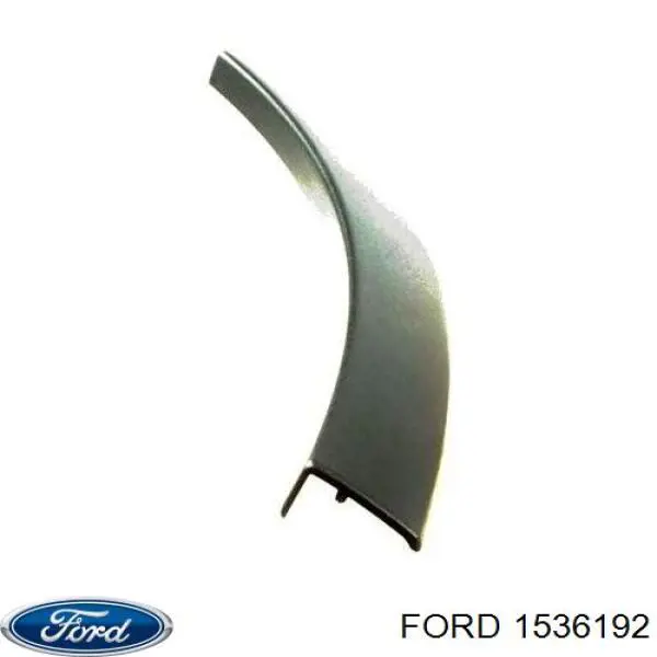1500447 Ford moldura de parachoques delantero derecho