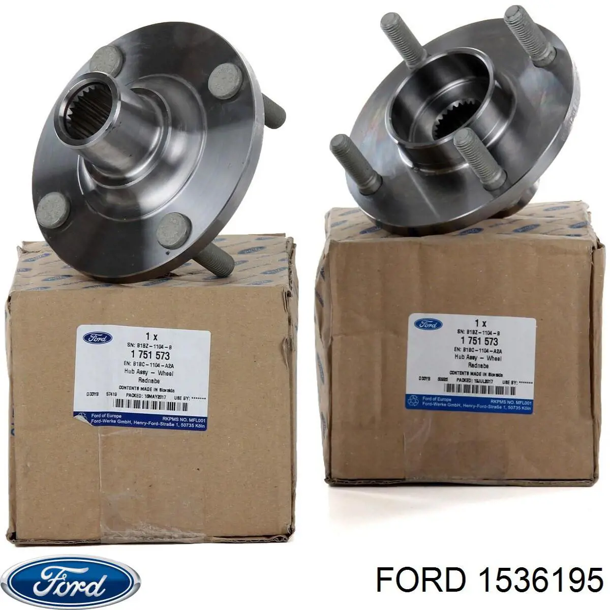 Buje de rueda delantero 8V511104BA Ford