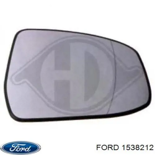 1538212 Ford cristal de espejo retrovisor exterior izquierdo