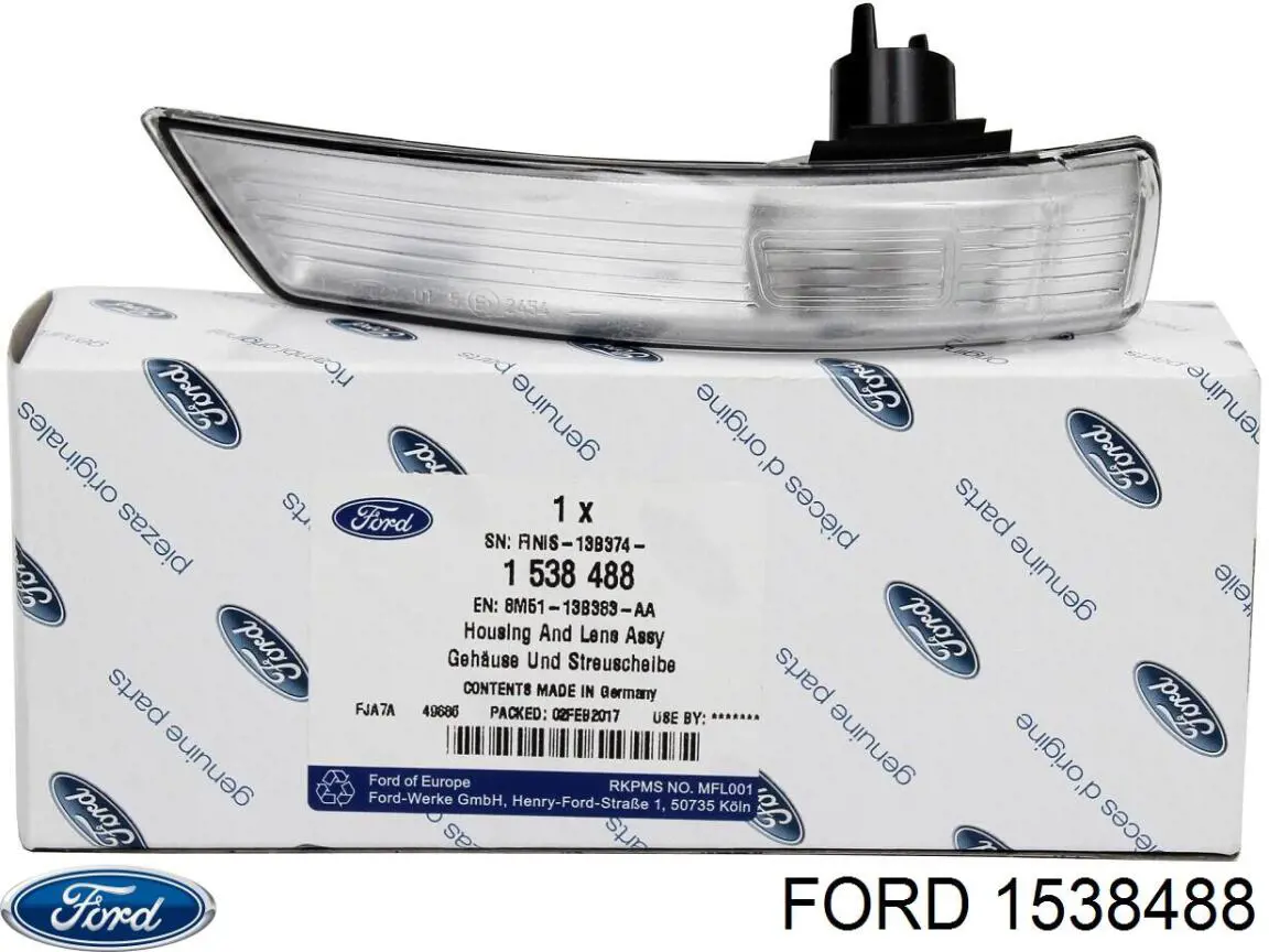 Comprar 1538488 Ford Luz intermitente de espejo retrovisor izquierdo