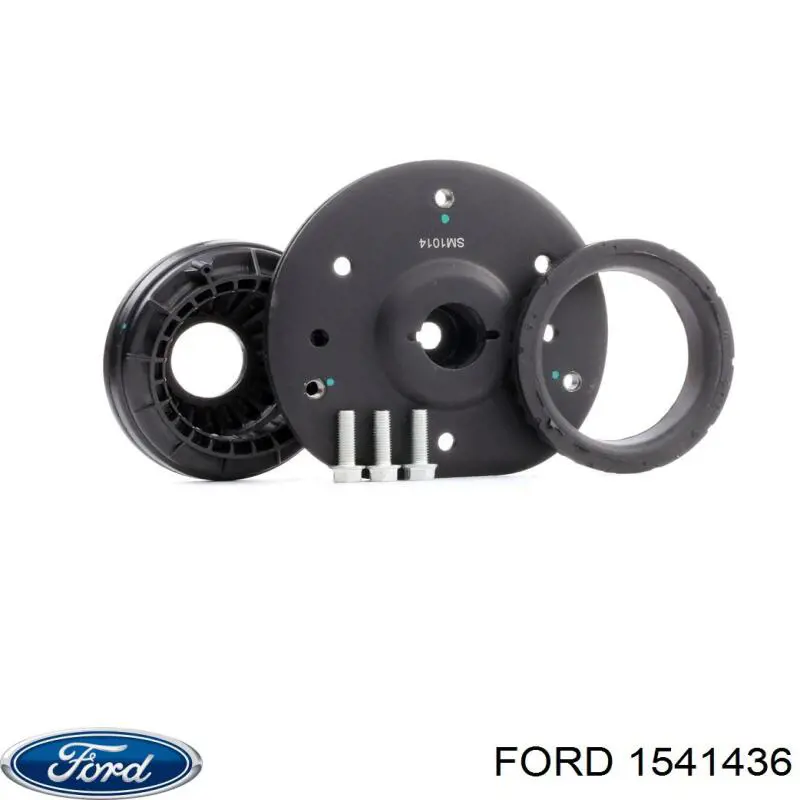 1541436 Ford Espaciador de goma inferior del resorte delantero