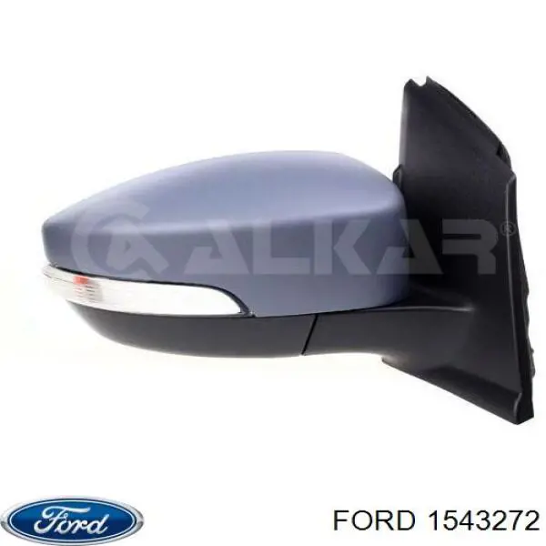 1765815 Ford espejo retrovisor izquierdo