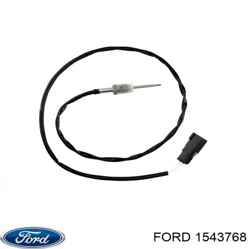 6M5112B591DA Ford sensor de temperatura, gas de escape, en catalizador