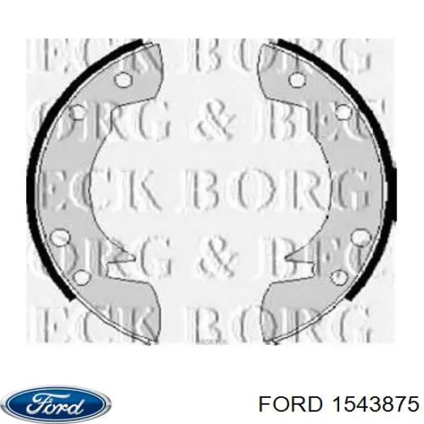 1543875 Ford zapatas de frenos de tambor traseras