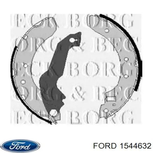 1544632 Ford zapatas de frenos de tambor traseras