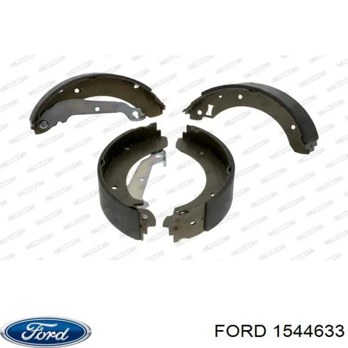 1544633 Ford zapatas de frenos de tambor traseras