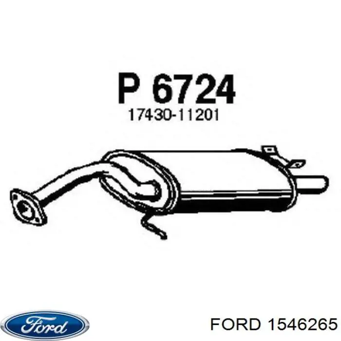 1546265 Ford fuelle, dirección