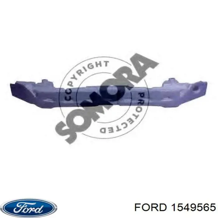 1549565 Ford soporte de radiador completo