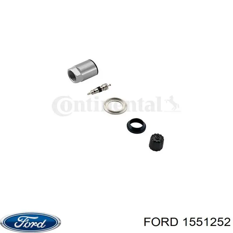 Montaje sensor de neumaticos Ford 1551252