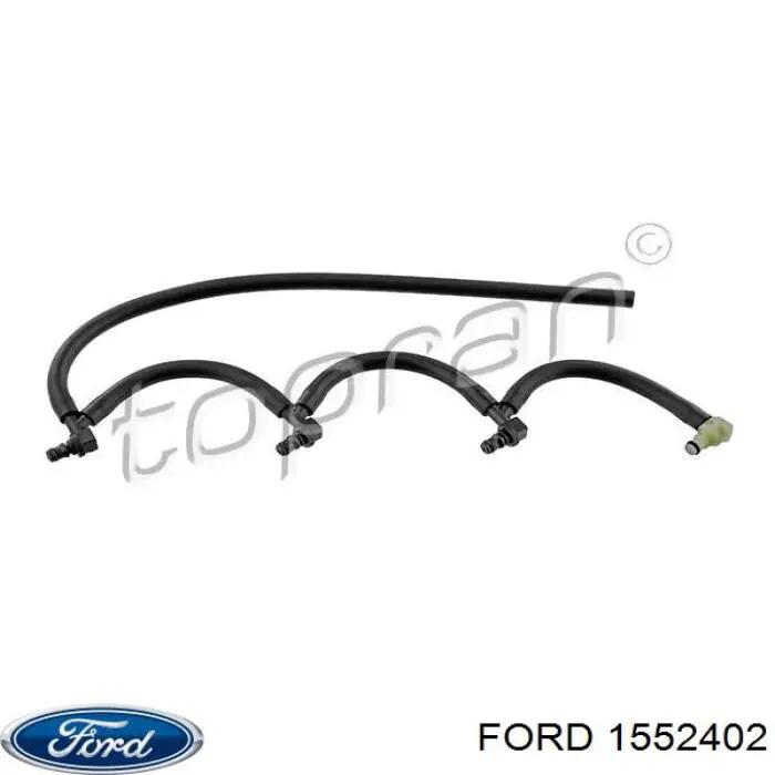 1552402 Ford tubo de combustible atras de las boquillas