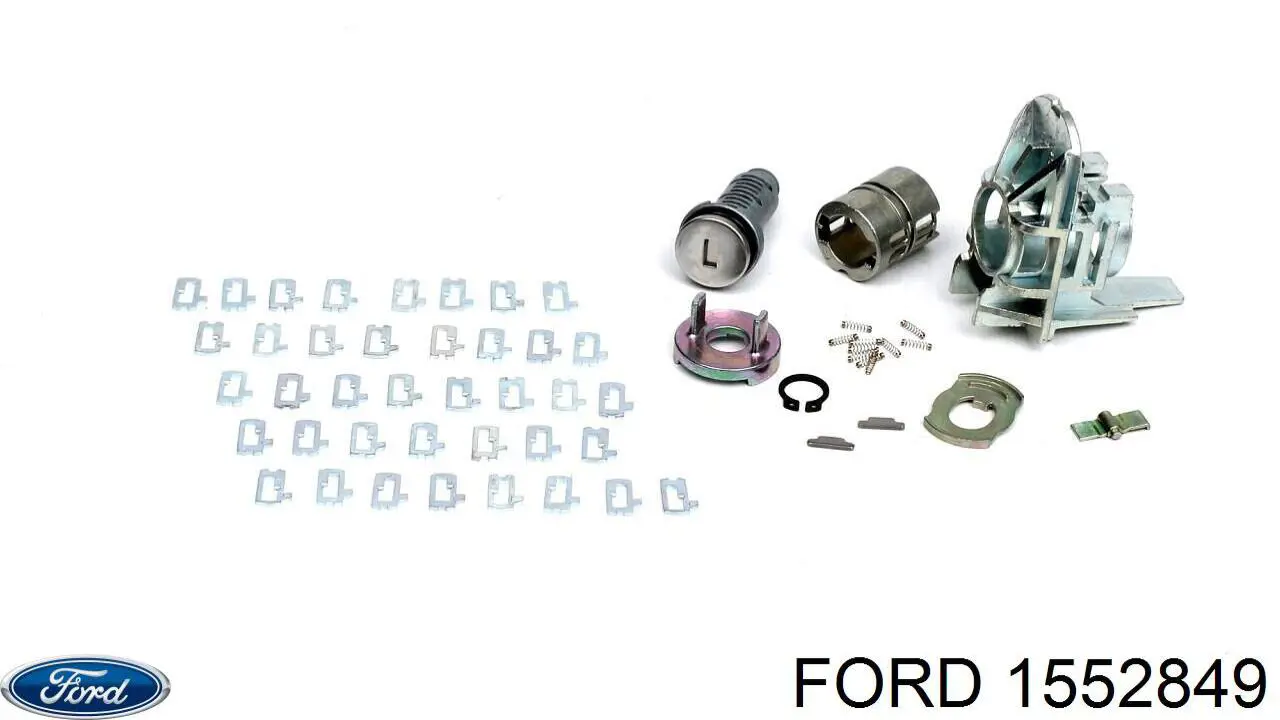 Comprar 1552849 Ford Bombín de cerradura de puerta delantera