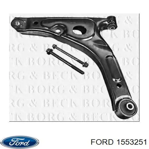 1553251 Ford barra oscilante, suspensión de ruedas delantera, inferior izquierda