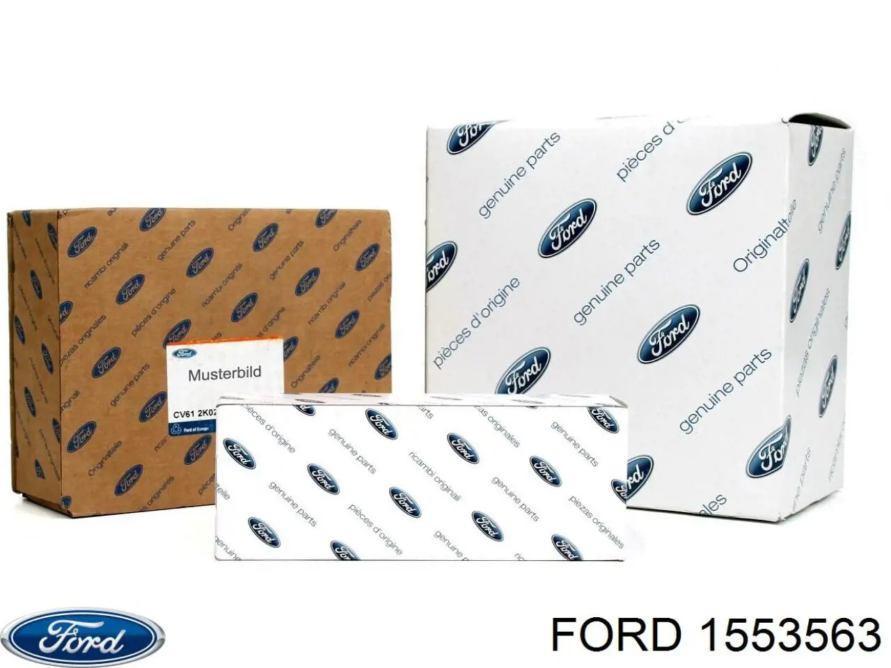 1807113 Ford parachoques trasero