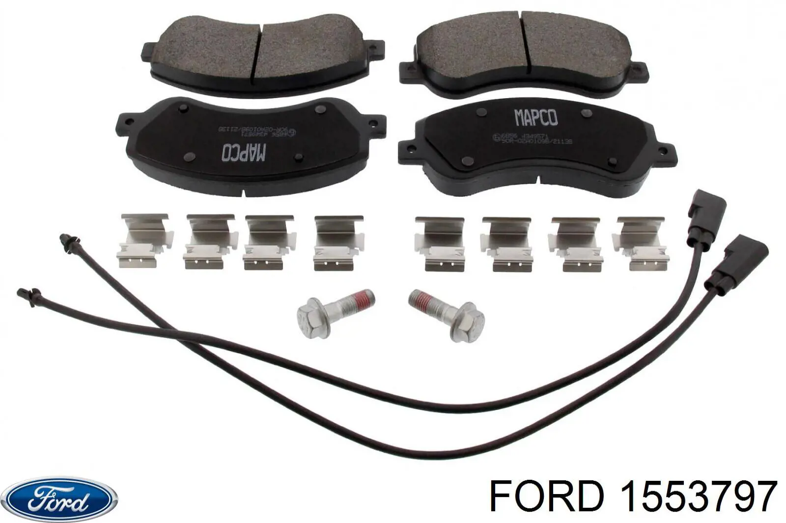 Pastillas de freno delanteras Ford Transit 6 V347/8