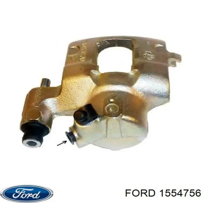 1554756 Ford pinza de freno delantera izquierda