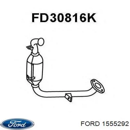 1555292 Ford catalizador