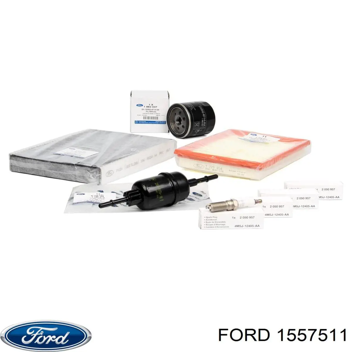 1557511 Ford silenciador posterior