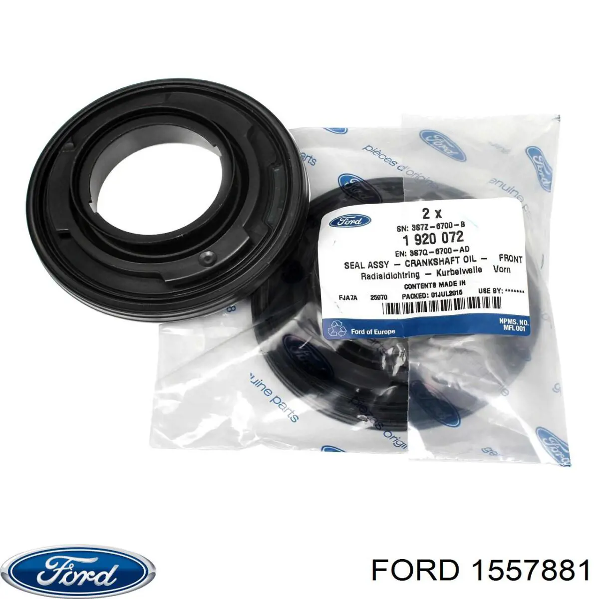 1557881 Ford anillo retén, cigüeñal frontal