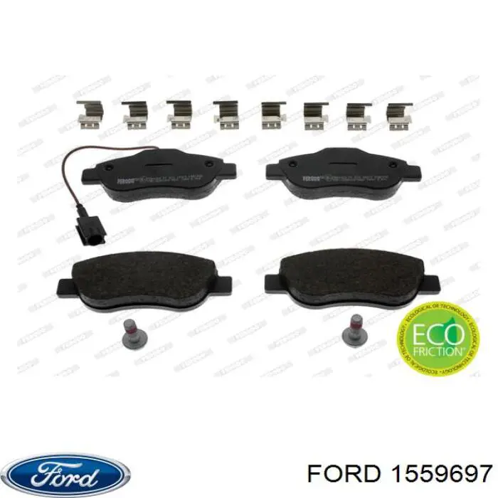 1559697 Ford pastillas de freno delanteras