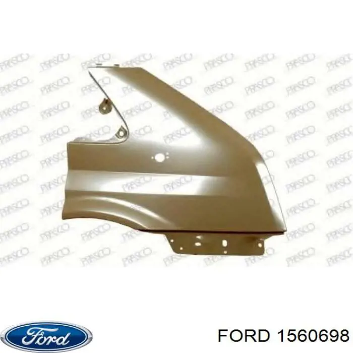 1560698 Ford guardabarros delantero derecho