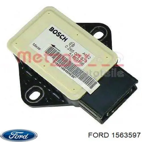 1563597 Ford sensor de aceleracion longitudinal