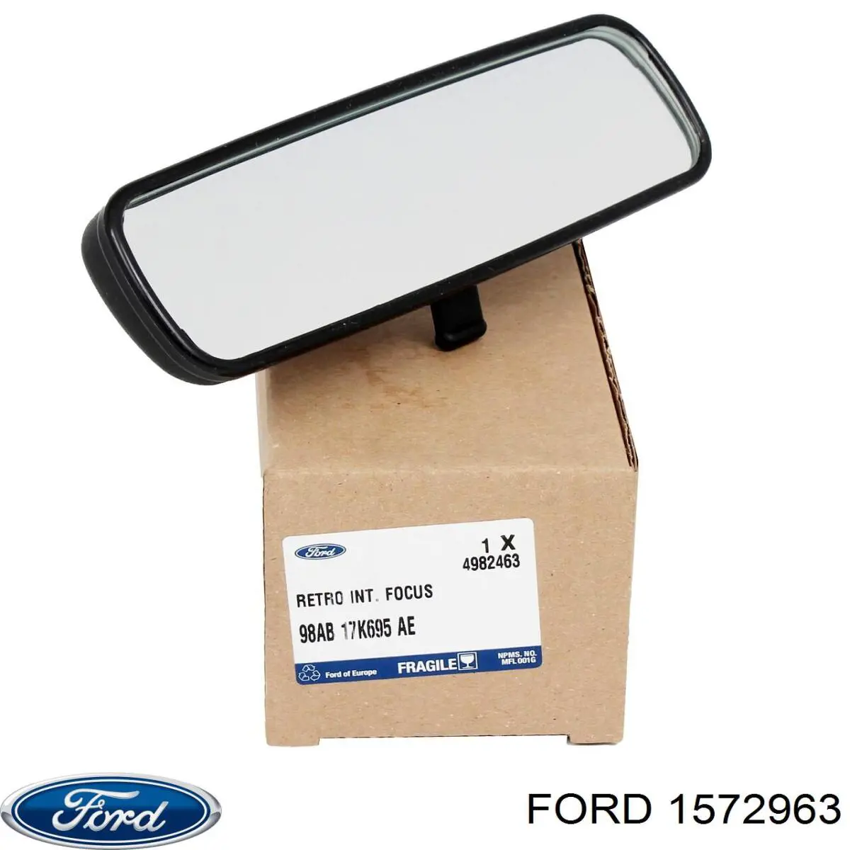 1572963 Ford juego de faldillas guardabarro traseros