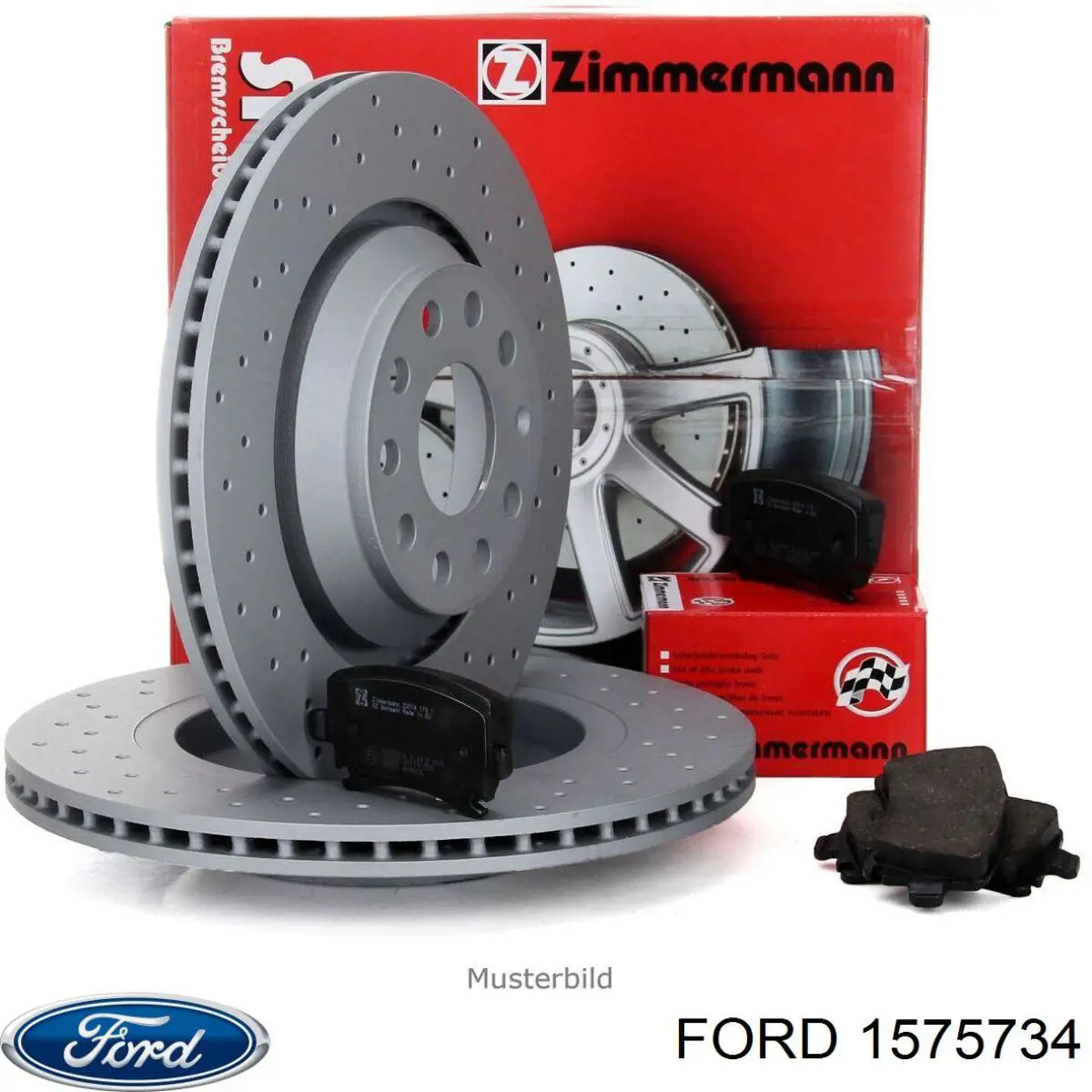 Freno de disco delantero Ford Focus 3 CB8