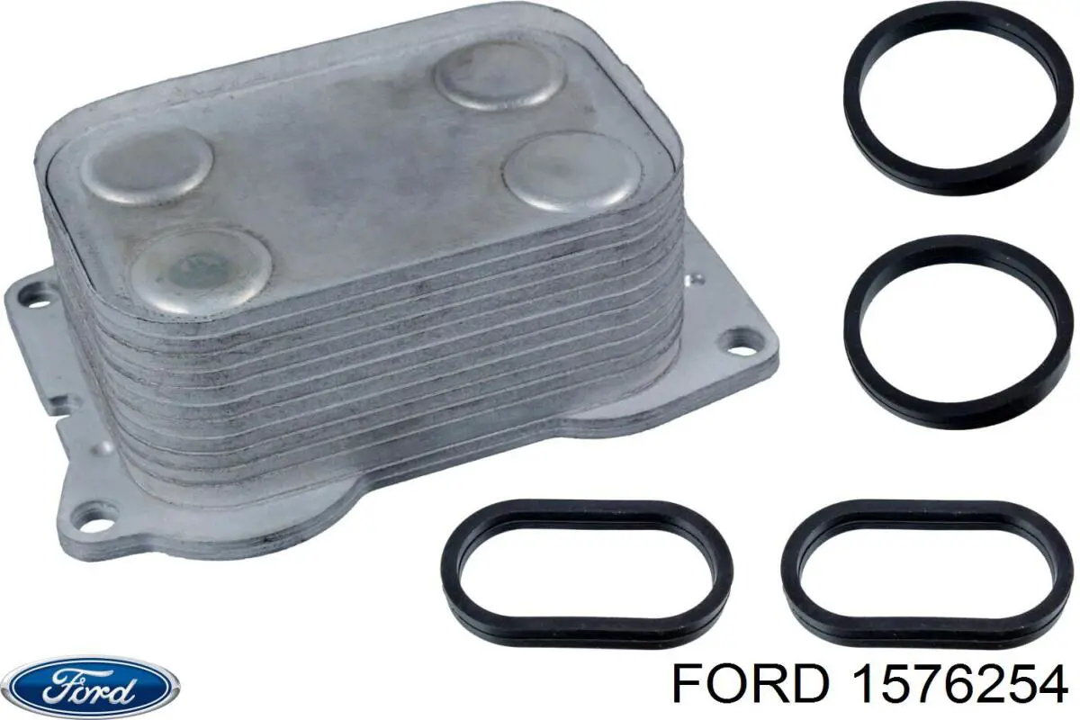 1576254 Ford radiador de aceite, bajo de filtro