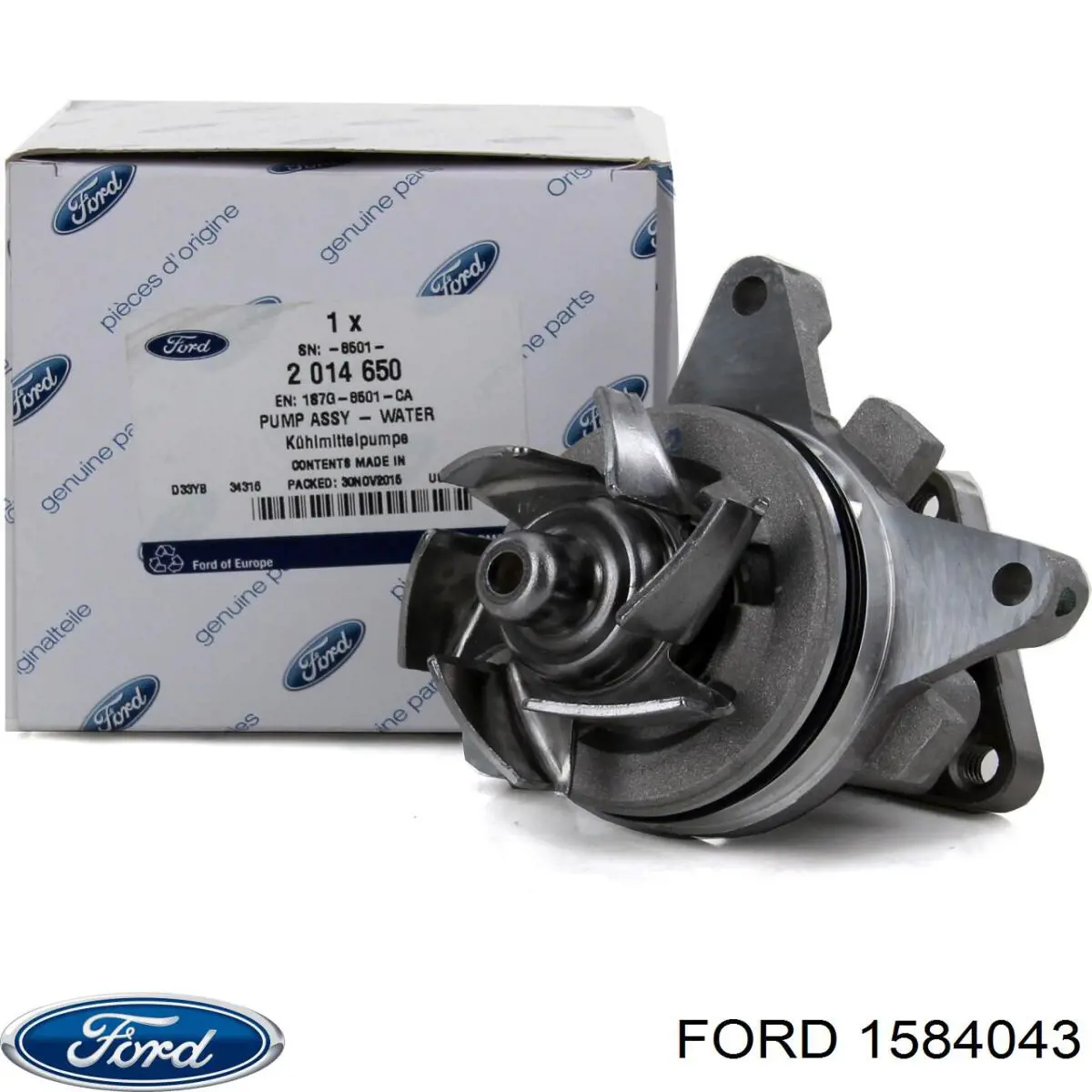 1584043 Ford bomba de agua