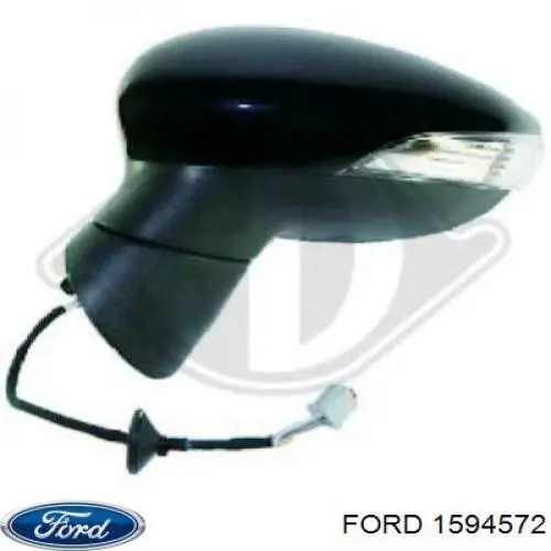 1594572 Ford espejo retrovisor derecho