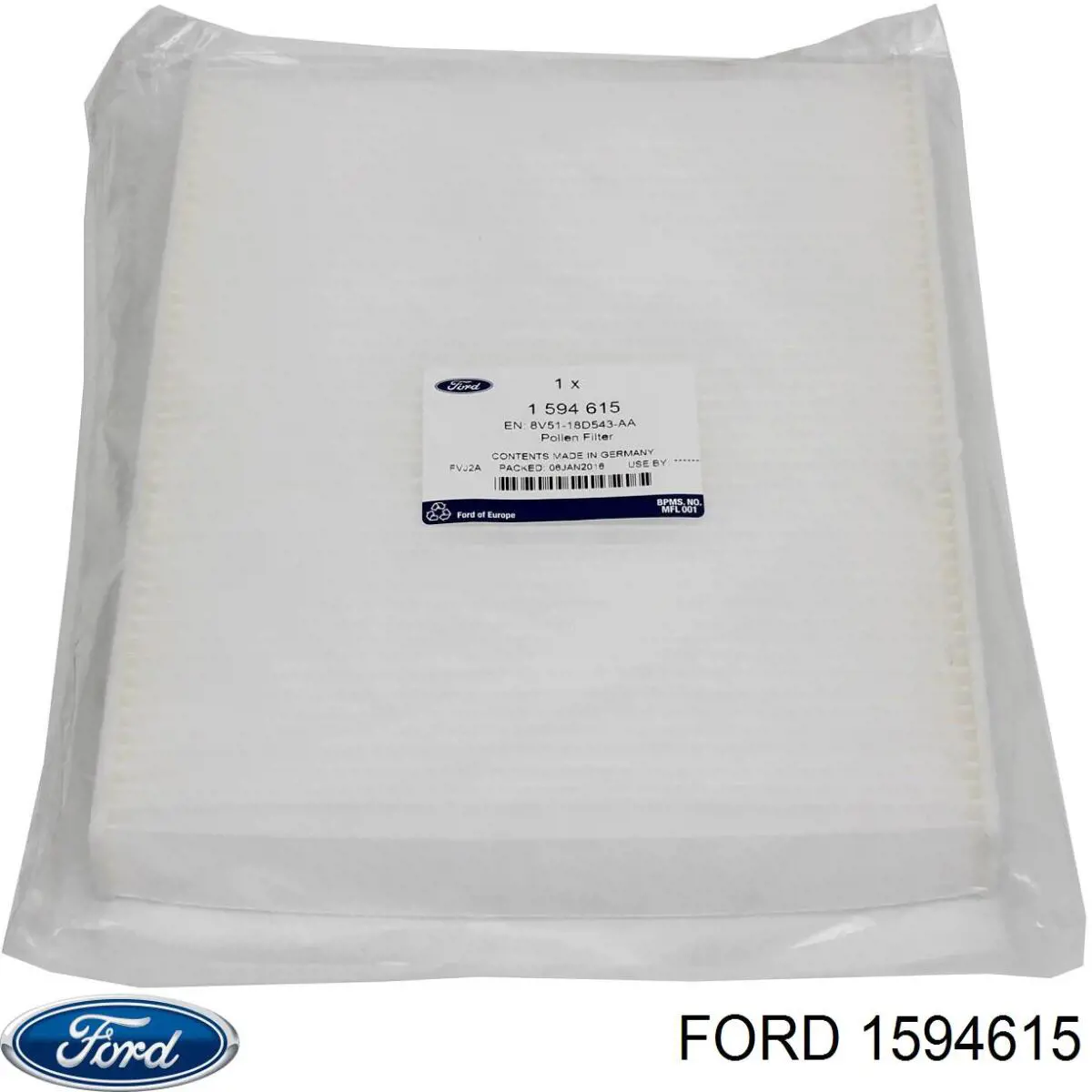 1594615 Ford filtro habitáculo