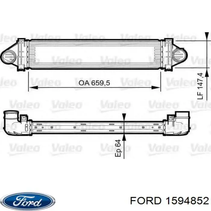 1594852 Ford intercooler