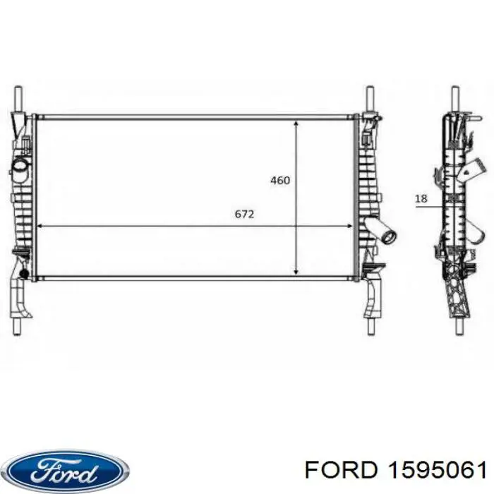 Comprar 1595061 Ford Radiador de auto