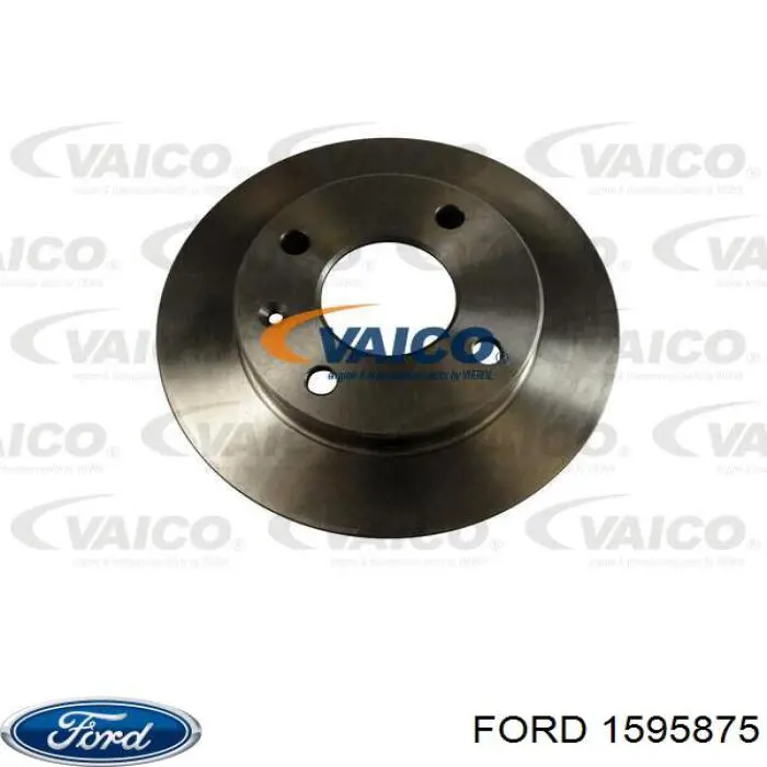 1595875 Ford disco de freno delantero