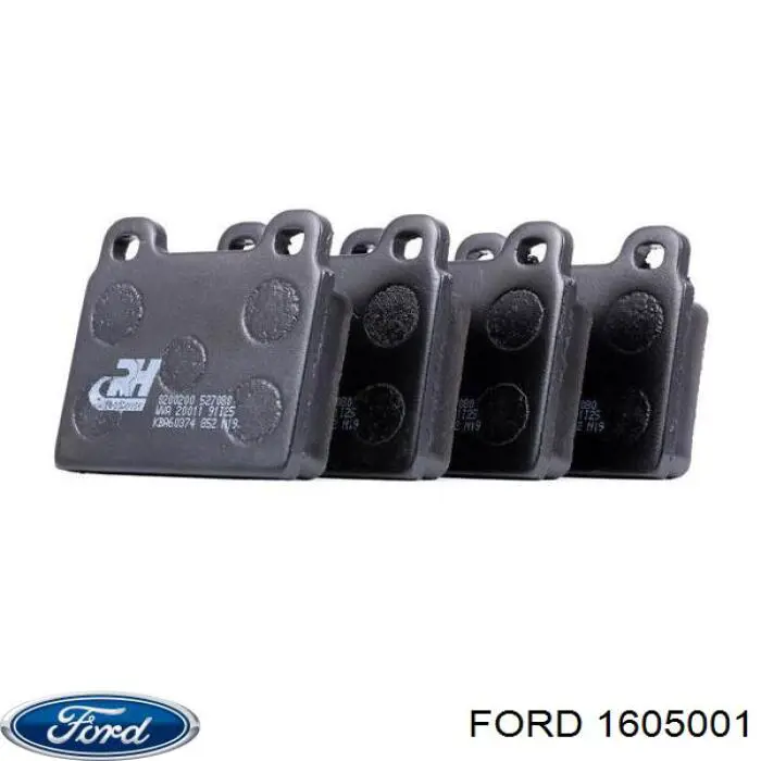 1605001 Ford pastillas de freno delanteras