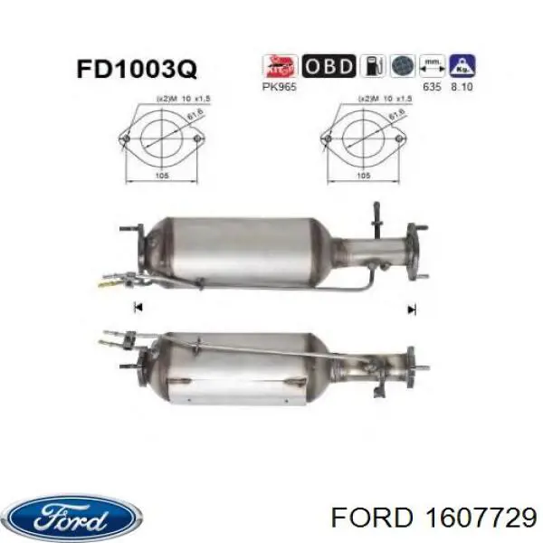  Ford 1607729 precio, desde  