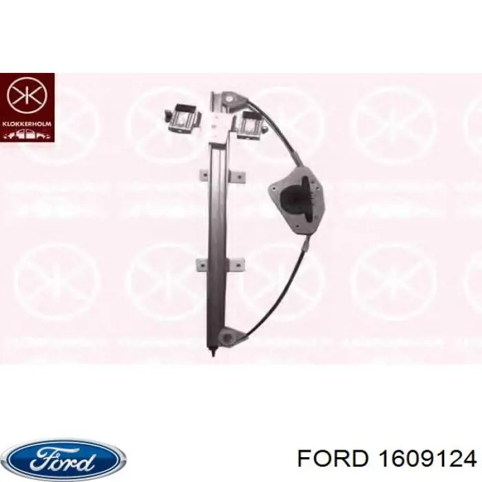 1609124 Ford mecanismo de elevalunas, puerta delantera izquierda