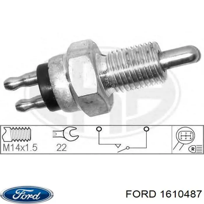 1610487 Ford sensor de marcha atrás