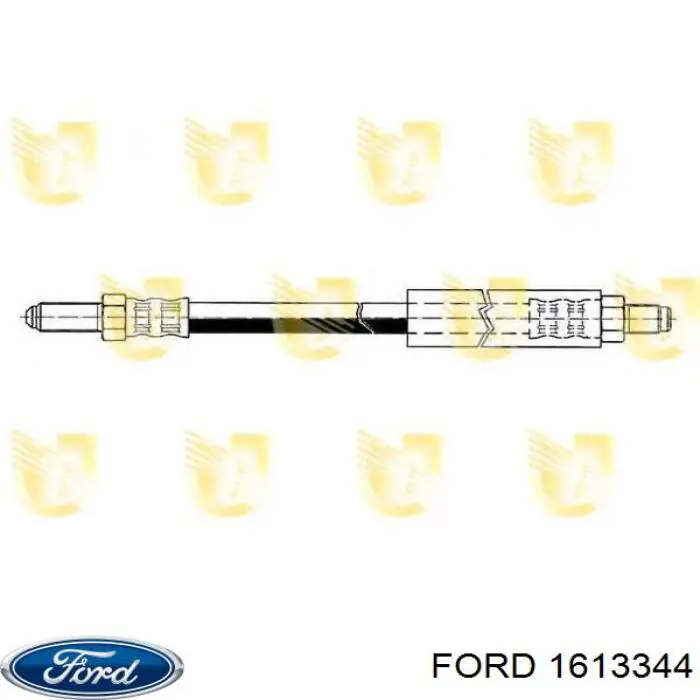 1613344 Ford latiguillo de freno delantero