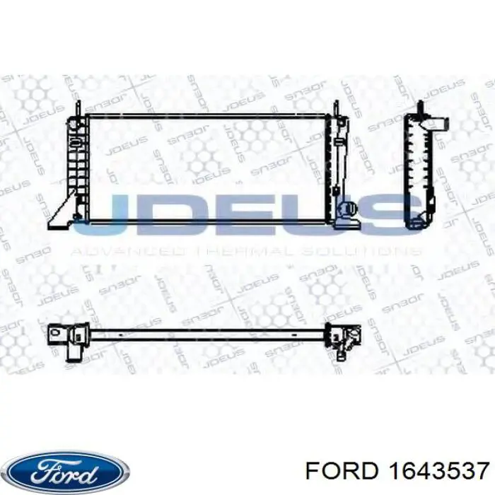 1643537 Ford radiador