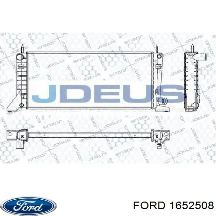 1652508 Ford radiador refrigeración del motor